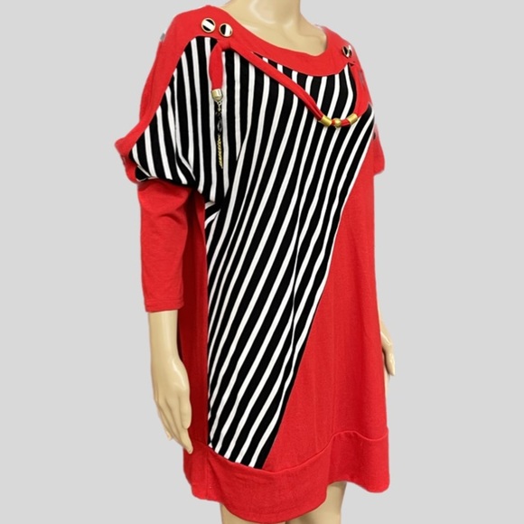 Dila USA Retro 80’s embellished top size 3X - Picture 2 of 10